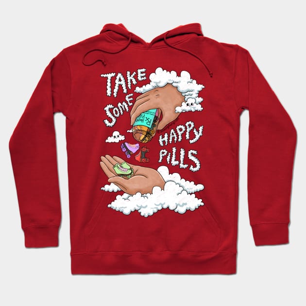 take some happy pills Hoodie by skatingfairyrolls